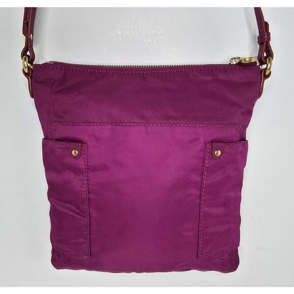 Marc by Marc Jacobs Preppy Nylon Sia Swingpack Crossbody Bag Fuchsia - Picture 5 of 11